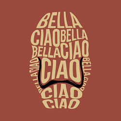 Свитшот хлопковый мужской Face bella ciao, цвет: кирпичный — фото 2