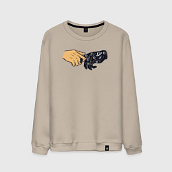 Мужской свитшот Прикосновение космоса