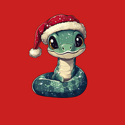 Свитшот хлопковый мужской 2025 символ года змея, цвет: красный — фото 2