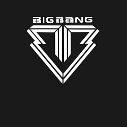 Свитшот хлопковый мужской Big bang logo, цвет: черный — фото 2