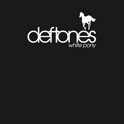 Свитшот хлопковый мужской Deftones white pony, цвет: черный — фото 2