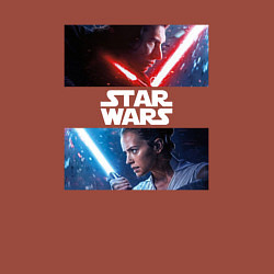 Свитшот хлопковый мужской Звездные войны - Пробуждение силы, цвет: кирпичный — фото 2