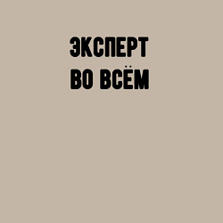 Свитшот хлопковый мужской Эксперт во всём, цвет: миндальный — фото 2