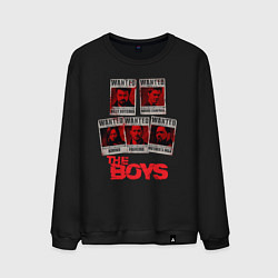 Свитшот хлопковый мужской Розыск пацанов The boys, цвет: черный