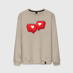 Мужской свитшот Love like