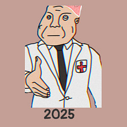 Свитшот хлопковый мужской Дурка новый год, цвет: пыльно-розовый — фото 2