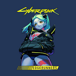 Свитшот хлопковый мужской Rebecca - edge runners, цвет: тёмно-синий — фото 2