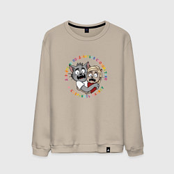 Мужской свитшот Давайте сохранять панику