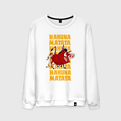 Мужской свитшот Акуна матата Тимон и Пумба - Король лев
