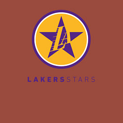 Свитшот хлопковый мужской Lakers stars, цвет: кирпичный — фото 2