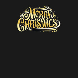 Свитшот хлопковый мужской Merry christmas holidays, цвет: черный — фото 2