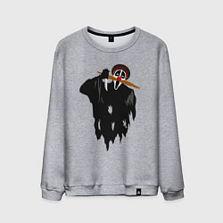 Мужской свитшот Крик-мужик из Деревня дураков мем