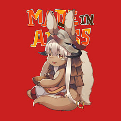 Свитшот хлопковый мужской Созданный в бездне - Наначи, цвет: красный — фото 2