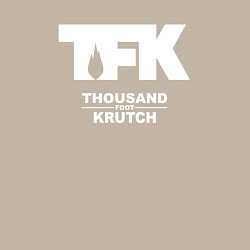 Свитшот хлопковый мужской Thousand Foot Krutch - logo, цвет: миндальный — фото 2