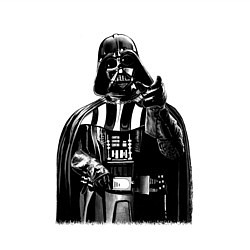 Свитшот хлопковый мужской Дарт Вейдер ситх, цвет: белый — фото 2