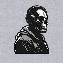Свитшот хлопковый мужской Skeletor music, цвет: меланж — фото 2