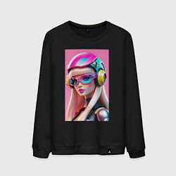 Мужской свитшот Sweet Barbie - cyberpunk