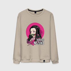 Мужской свитшот Клинок рассекающий демонов Камадо Незуко