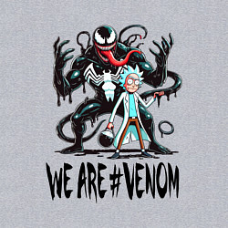 Свитшот хлопковый мужской We are Venom - Rick, цвет: меланж — фото 2