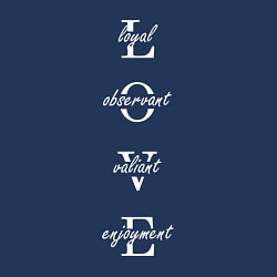 Свитшот хлопковый мужской Любовь - доставляю удовольствие, цвет: тёмно-синий — фото 2