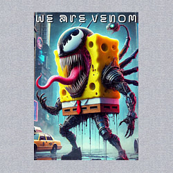Свитшот хлопковый мужской Bob-Venom - cyberpunk, цвет: меланж — фото 2