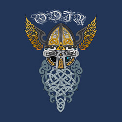 Свитшот хлопковый мужской Один в виде символики, цвет: тёмно-синий — фото 2