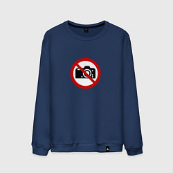 Мужской свитшот Запрет фотосъёмки видеосъёмки