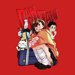 Свитшот хлопковый мужской Momo Ken Seiko Granny, цвет: красный — фото 2