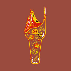 Свитшот хлопковый мужской Розочка, цвет: кирпичный — фото 2