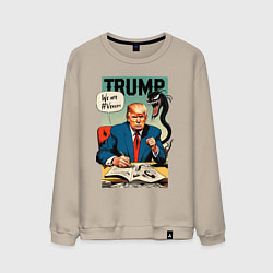 Мужской свитшот Trump - we are Venom meme