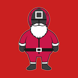 Свитшот хлопковый мужской Squid game Santa, цвет: красный — фото 2