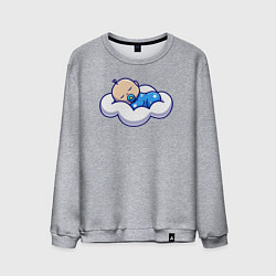 Мужской свитшот Младенец на облаке