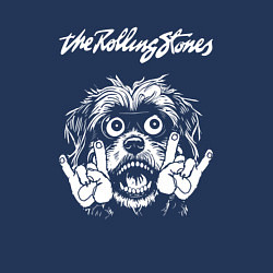 Свитшот хлопковый мужской Rolling Stones rock dog, цвет: тёмно-синий — фото 2