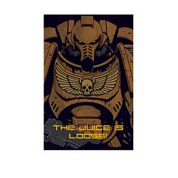 Свитшот хлопковый мужской Вархаммер 40к - арт, цвет: белый — фото 2