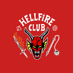 Свитшот хлопковый мужской Клуб адского пламени, цвет: красный — фото 2