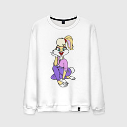 Свитшот хлопковый мужской Lola Bunny, цвет: белый