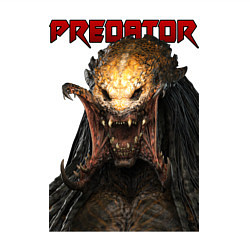 Свитшот хлопковый мужской Predator scream, цвет: белый — фото 2