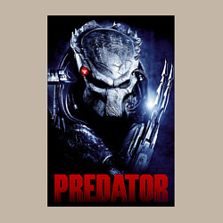 Свитшот хлопковый мужской Predator in the helmet, цвет: миндальный — фото 2