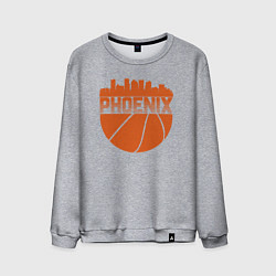 Свитшот хлопковый мужской Phoenix basketball, цвет: меланж