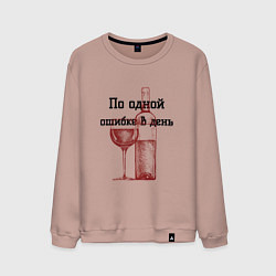 Мужской свитшот По одной ошибке в день