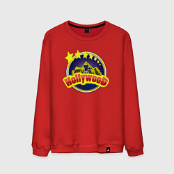 Свитшот хлопковый мужской Кино Голливуда, цвет: красный