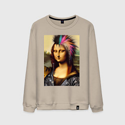 Мужской свитшот Mona Lisa - punks not dead