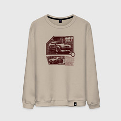 Мужской свитшот Автомобили для стритрейсинга
