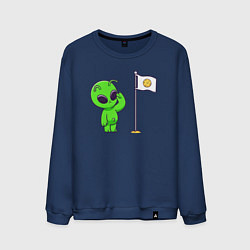 Мужской свитшот Пришелец на луне