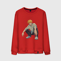 Мужской свитшот Человек-бензопила Денджи чилл