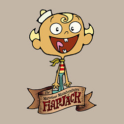 Свитшот хлопковый мужской Флэпджек - матрос, цвет: миндальный — фото 2