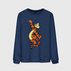 Мужской свитшот Винни пух - тигра