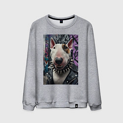 Мужской свитшот Морда крутого бультерьера