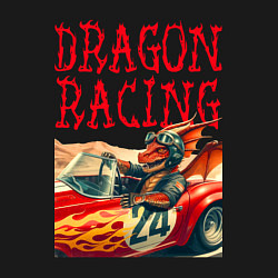 Свитшот хлопковый мужской Dragon cool racer - ai art, цвет: черный — фото 2