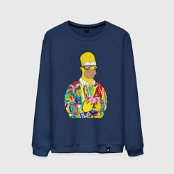 Мужской свитшот Красочный Гомер
